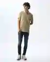Camiseta Hombre Beige Talla M 801G006_BEI161110 Americanino