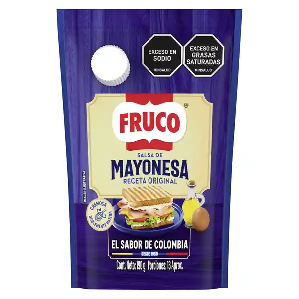 Salsa de Mayonesa Fruco Doypack 190 g