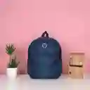 Mochila de Moda Youth With You Azul Marino Miniso