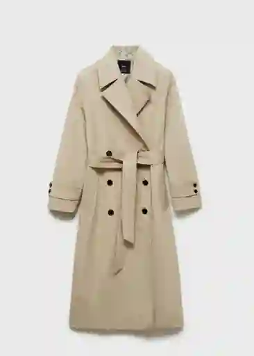 Gabardina Trench Angela Khaki Talla XL Mujer Mango