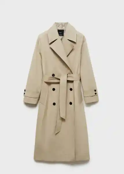 Gabardina Trench Angela Khaki Talla XL Mujer Mango