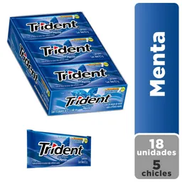 Trident Chicle Menta