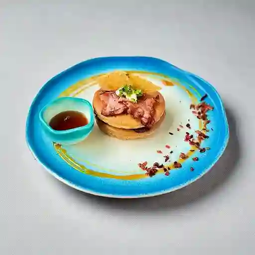 Pancake Tocineta y Syrup