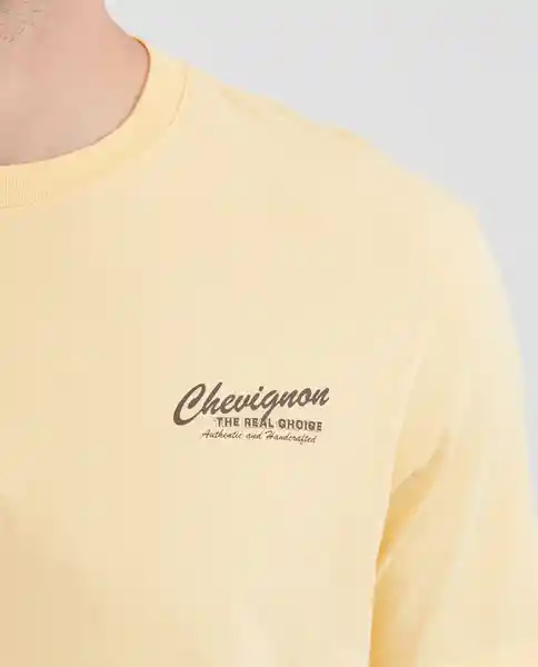 Camiseta Authentic Graphic Amarillo Impala Claro T M Chevignon