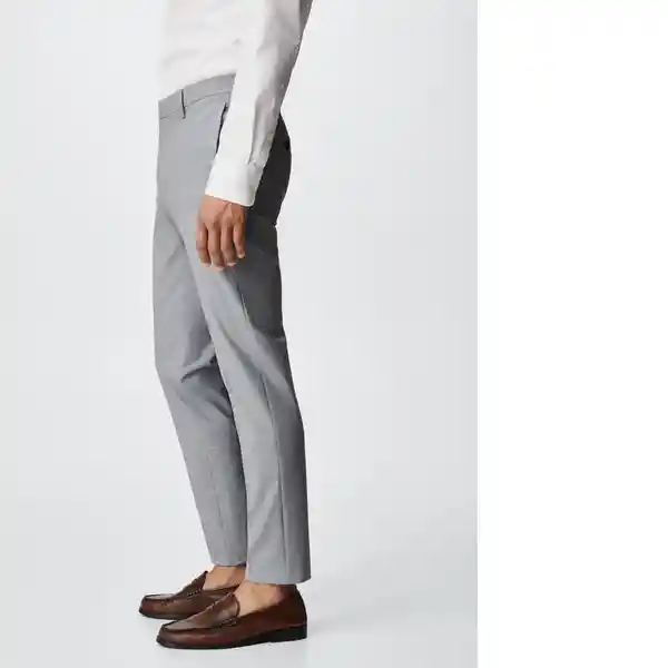 Pantalón Paulo Gris Talla 42 Hombre Mango