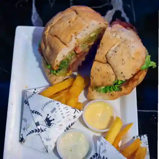 Combo hamburguesa + papas