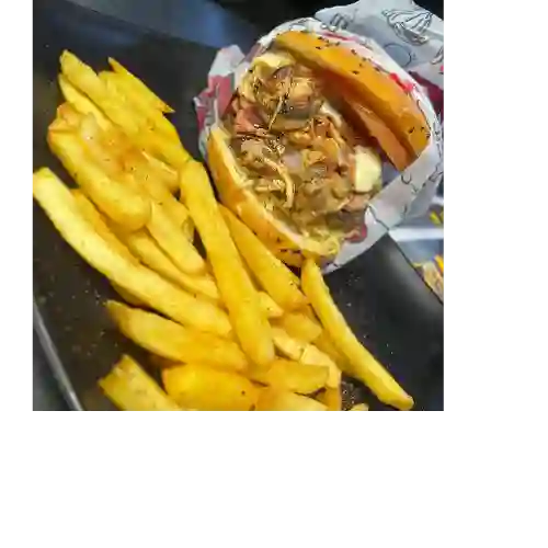 Hamburguesa Pollo Champi
