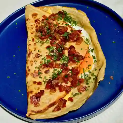 Crepe Tocineta & Huevo