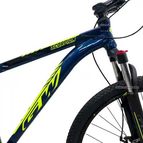 Gw Bicicleta Scorpion Rin29 Shimano Azul Petróleo Neón S