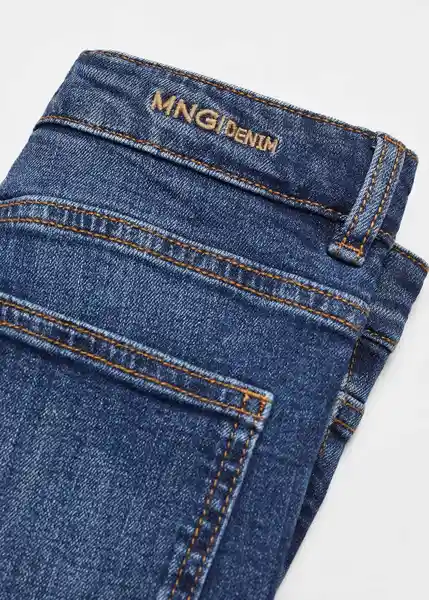 Jean Slim Tejano Niños Oscuro Talla 8 Mango