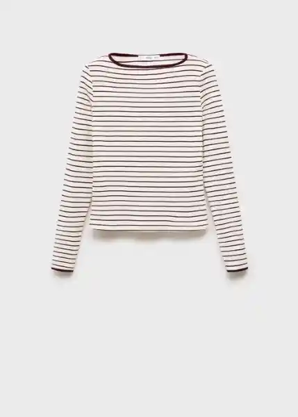 Camiseta Porta Burdeos Talla XL Mujer Mango