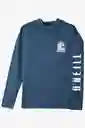 Buzo Hoodie Protección Solar Traveler Hombre Talla S Oneill