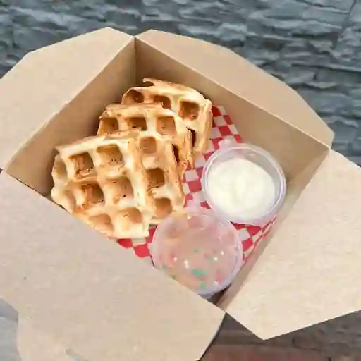 Waffles de buñuelo