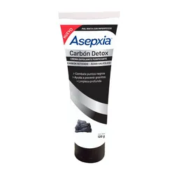 Asepxia Limpiador Facial Exfoliante Antiacne Carbon 120 G