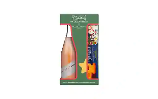Frizzantino Vino Espumoso Rosado + Fortín Galleta
