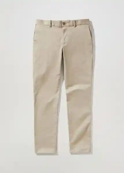 Pantalón Dublino Arena Talla 52 Hombre Mango