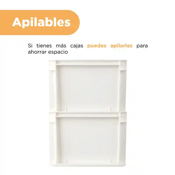 Organizador Grande Apilable Sin Tapa Serie Snoopy Blanco Miniso