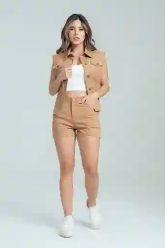 Chaleco Hockey Color Beige Oscuro Talla XL Ragged