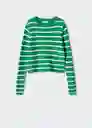 Saco Jersey Dakotin Verde Talla 28 Mujer Mango