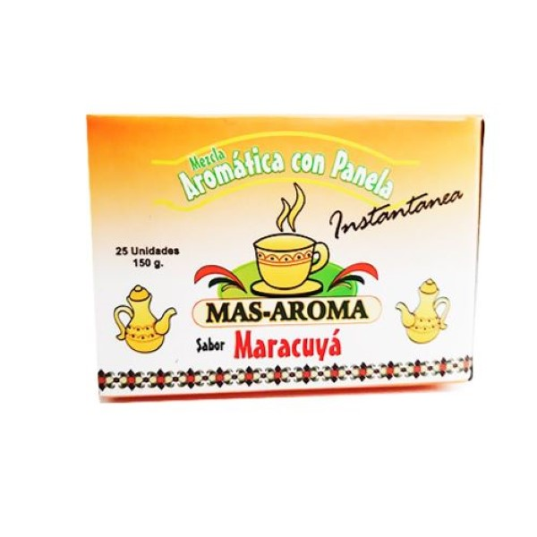 Mas Aroma Aromática Con Panela Maracuyá 25 und