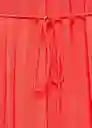 Vestido Adela Coral Talla XL Mujer Mango