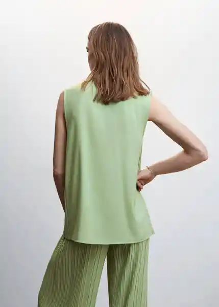 Top Athens-A Verde Talla S Mujer Mango