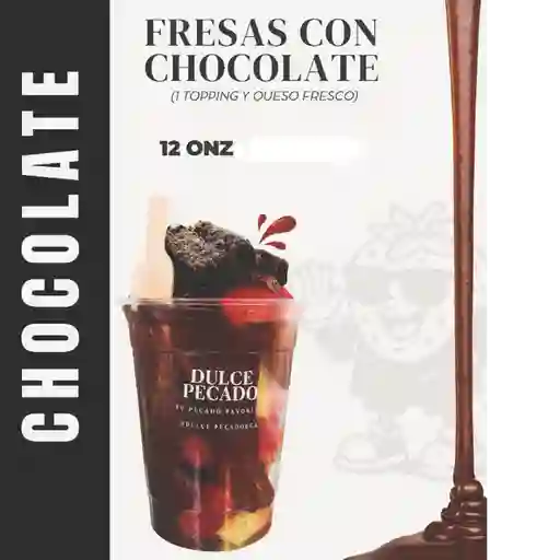 Fresas con chocolate