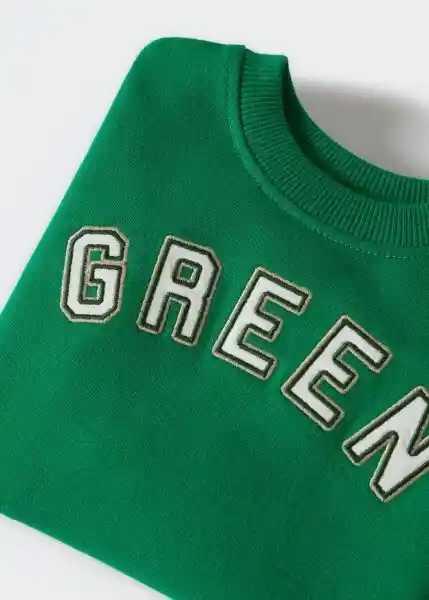 Sudadera Green Verde Talla 69 Niños Mango