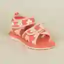 Nabaiji Sandalias Con Flores Bebé Niña Coral Talla 23