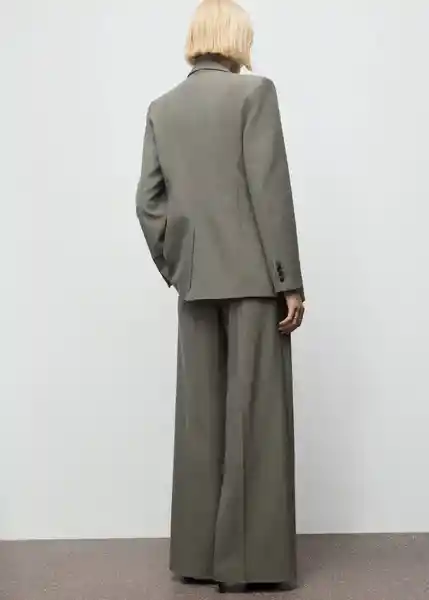 Blazer Americana Napoli Verde Pastel Talla S Mujer Mango