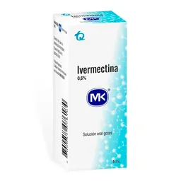 MK Ivermectina Antihelmíntico (0.6 %) Solución en Gotas