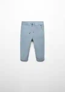 Pantalón Cord Azul Talla 72 Niños Mango