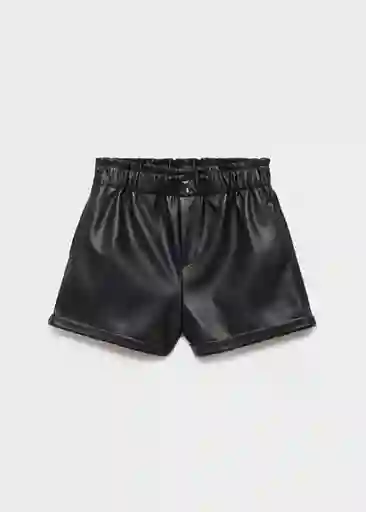 Short Jana Negro Talla 10 Niña Mango