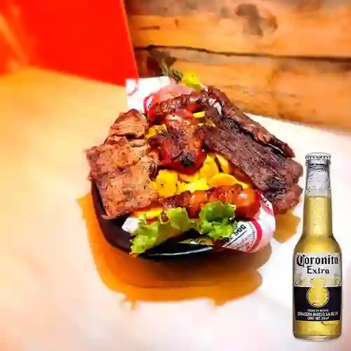 Combo Parrillada Personal + Coronita Bot. 210ml