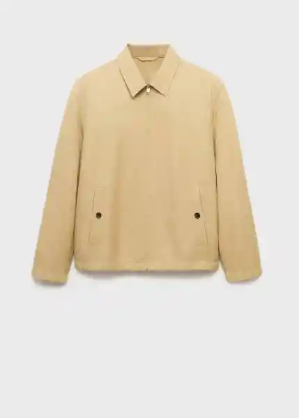 Chaqueta Panarea Beige Talla S Hombre Mango