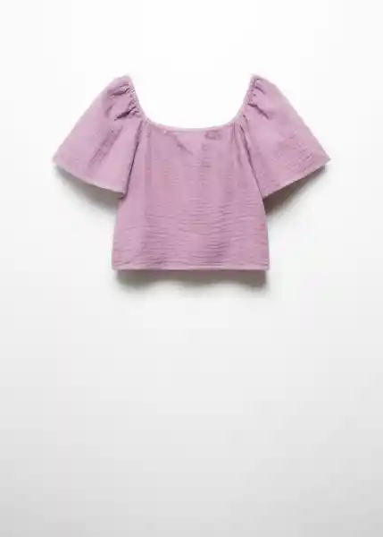 Blusa Fernanda Lila Talla 12 Niña Mango