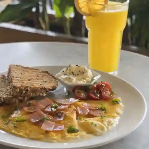 Omelette de Queso y Jamón