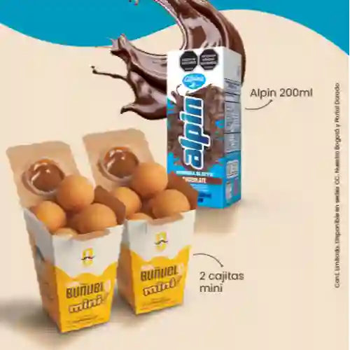 2 Cajitas Mini + 2 Alpin Chocolate