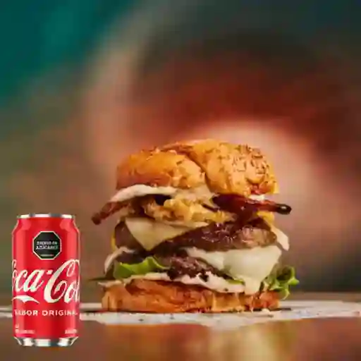 Combo burger nomada+ coca cola