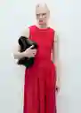 Vestido Maya Rojo Talla S Mujer Mango