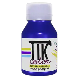 Tikcolor Maquillaje Artístico Azul Metal 60 mL