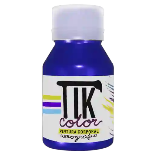 Tikcolor Maquillaje Artístico Azul Metal 60 mL