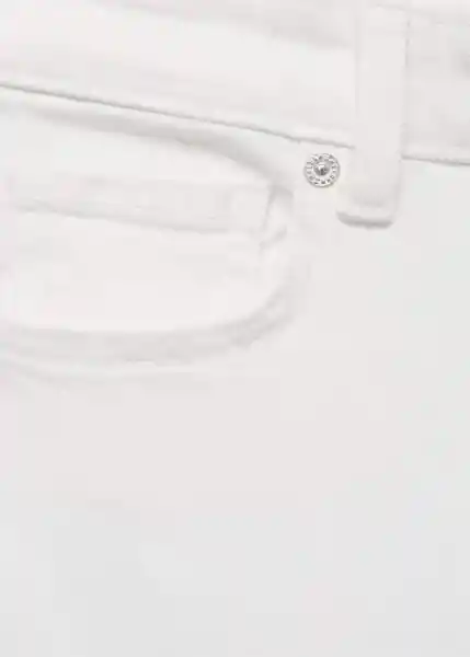 Jean Sienna Blanco Talla 34 Mujer Mango