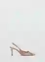 Zapatos Sona-a Nude Talla 40 Mujer Mango