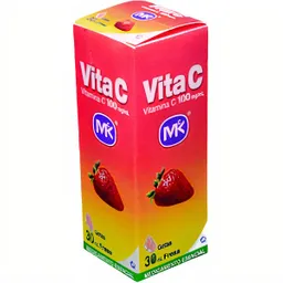 Mk Vitamina C en Gotas Sabor a Fresa