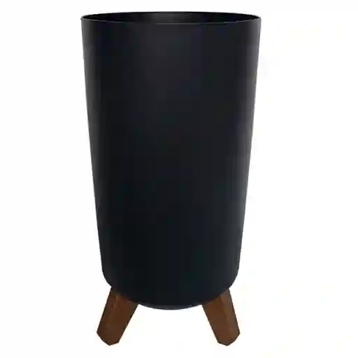 Marres Matera Con Patas Tubus Plástica Negro 36.5 x 19.5 cm