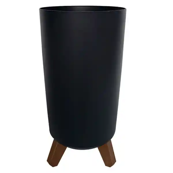 Marres Matera Con Patas Tubus Plástica Negro 36.5 x 19.5 cm