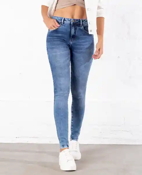 jean avignon indigo medio talla 10 mujer Naf-Naf