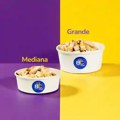 Chuzo desgranado de pollo