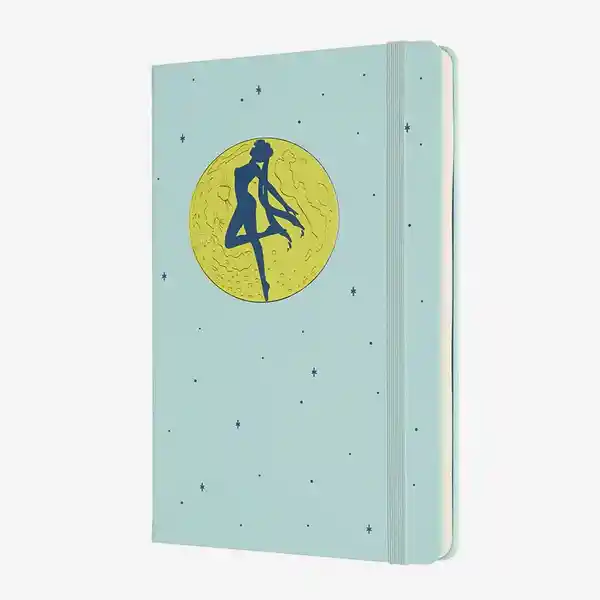 Moleskine Cuaderno Sailormoon Menta Grande Blanca